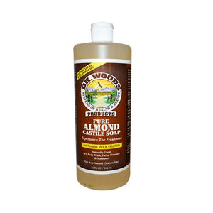 Dr. Woods Pure Castile Soap Almond - 32 Fl Oz - Vita-Shoppe.com