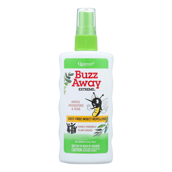 Quantum Buzz Away Extreme Insect Repellent - 4 Fl Oz - Vita-Shoppe.com
