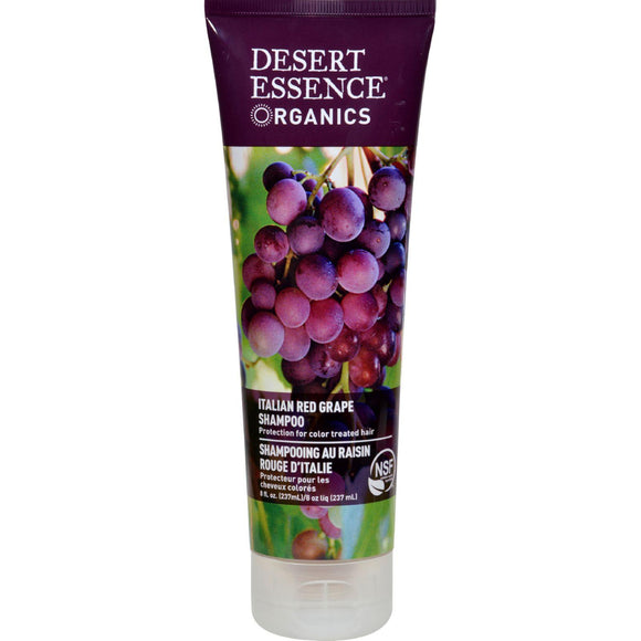 Desert Essence Shampoo Italian Red Grape - 8 Fl Oz - Vita-Shoppe.com
