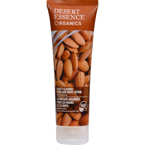 Desert Essence Hand And Body Lotion Almond - 8 Fl Oz - Vita-Shoppe.com