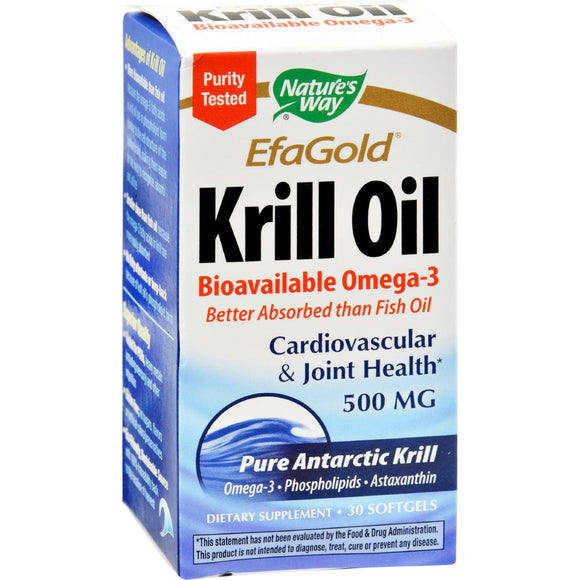 Nature's Way Efagold Krill Oil - 30 Softgels - Vita-Shoppe.com