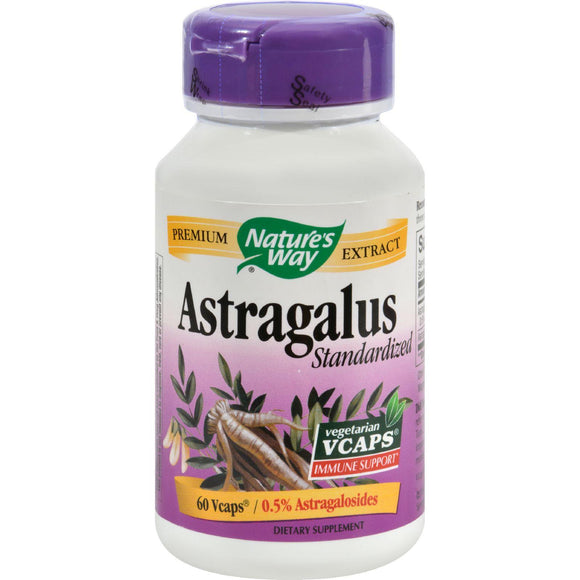 Nature's Way Astragalus Standardized - 60 Vegetarian Capsules - Vita-Shoppe.com