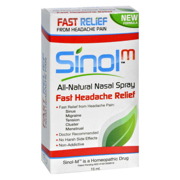 Sinol Headache Relief Nasal Spray - 15 Fl Oz - Vita-Shoppe.com