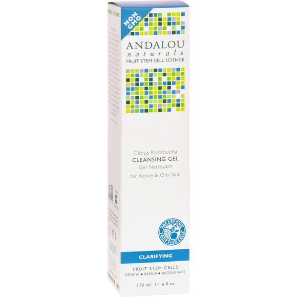 Andalou Naturals Cleansing Gel Citrus Kombucha - 6 Oz - Vita-Shoppe.com