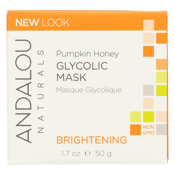 Andalou Naturals Glycolic Brightening Mask Pumpkin Honey - 1.7 Fl Oz - Vita-Shoppe.com