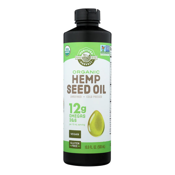 Manitoba Harvest Organic Hemp Oil  - 1 Each - 16.9 Fz - Vita-Shoppe.com