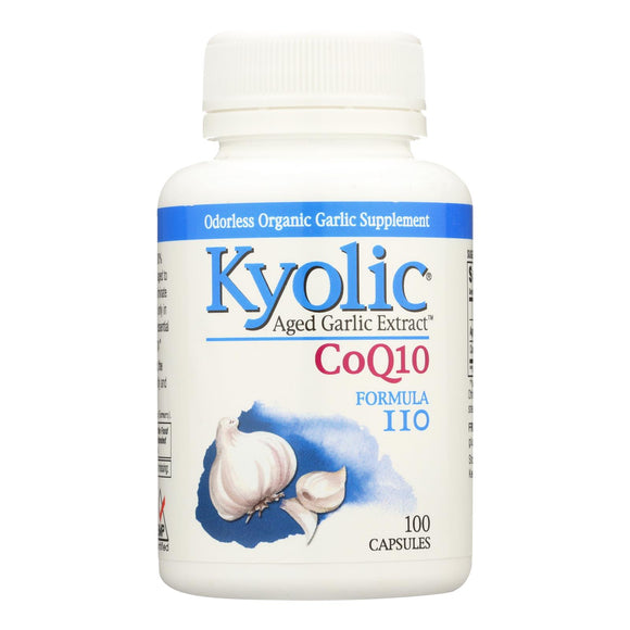 Kyolic - Aged Garlic Extract Coq10 Formula 110 - 100 Capsules - Vita-Shoppe.com