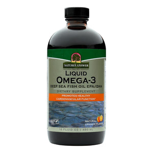 Nature's Answer - Liquid Omega-3 Fish Oil - 16 Fl Oz - Vita-Shoppe.com