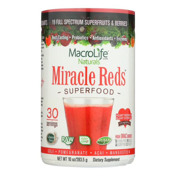 Macrolife Naturals Miracle Reds Berri - 10 Oz - Vita-Shoppe.com