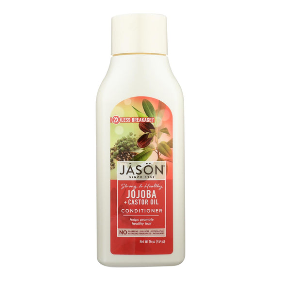 Jason Pure Natural Long And Strong Conditioner Jojoba - 16 Fl Oz - Vita-Shoppe.com