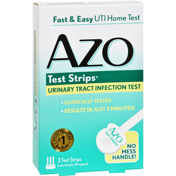 Azo Test Strips - 3 Test Strips - Vita-Shoppe.com