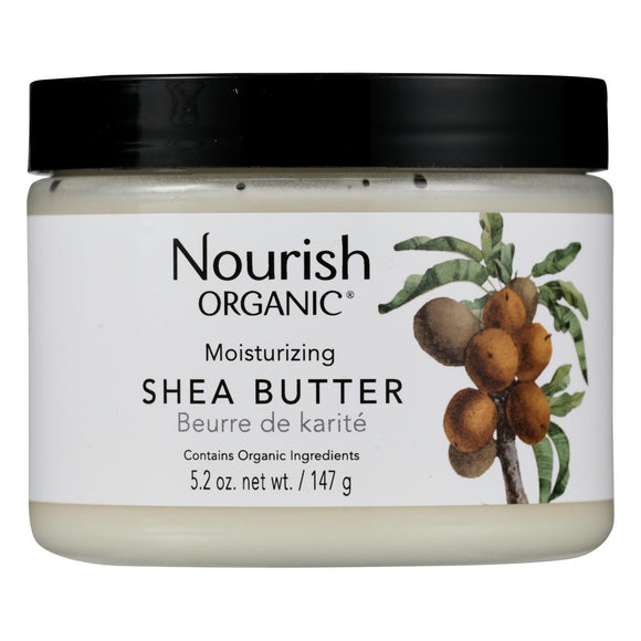 Nourish Organic Raw Shea Butter Intensive Moisturizer - 5.5 Oz - Vita-Shoppe.com
