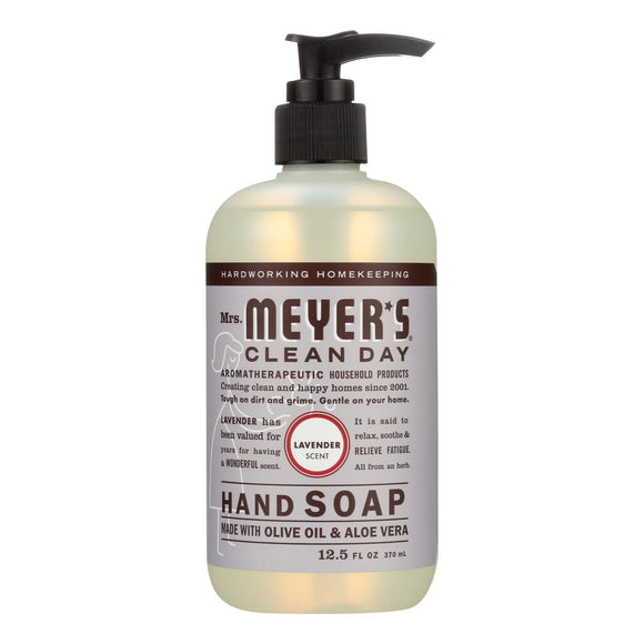 Mrs. Meyer's Clean Day - Liquid Hand Soap - Lavender - Case Of 6 - 12.5 Oz - Vita-Shoppe.com
