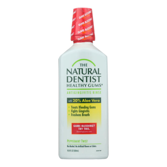 Natural Dentist Healthy Gums Antigingivitis Rinse Peppermint Twist - 16.9 Fl Oz - Vita-Shoppe.com