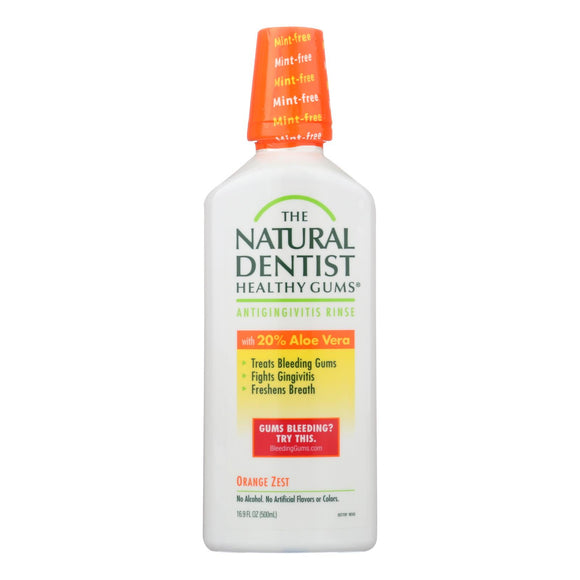 Natural Dentist Daily Healthy Gums Antigingivitis Rinse Orange Zest - 16 Fl Oz - Vita-Shoppe.com