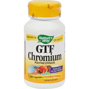 Nature's Way Gtf Chromium Polynicotinate - 100 Capsules - Vita-Shoppe.com