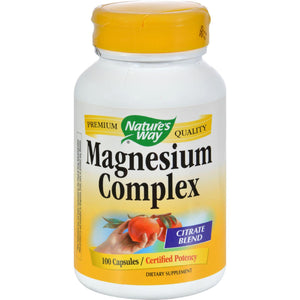 Nature's Way Magnesium Complex - 100 Capsules - Vita-Shoppe.com