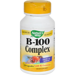 Nature's Way Vitamin B-100 Complex - 60 Capsules - Vita-Shoppe.com