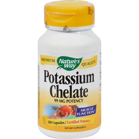 Nature's Way Potassium Chelate - 100 Capsules - Vita-Shoppe.com