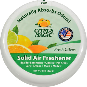 Citrus Magic Solid Air Freshener - 8 Oz - Case Of 6 - Vita-Shoppe.com