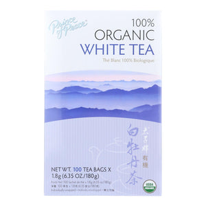Prince Of Peace Organic Premium Peony White Tea - 100 Tea Bags - Vita-Shoppe.com