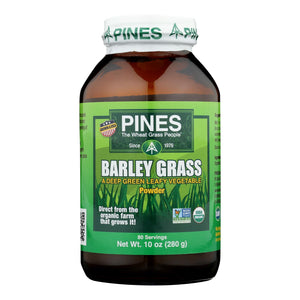 Pines International Barley Grass Powder - 10 Oz - Vita-Shoppe.com
