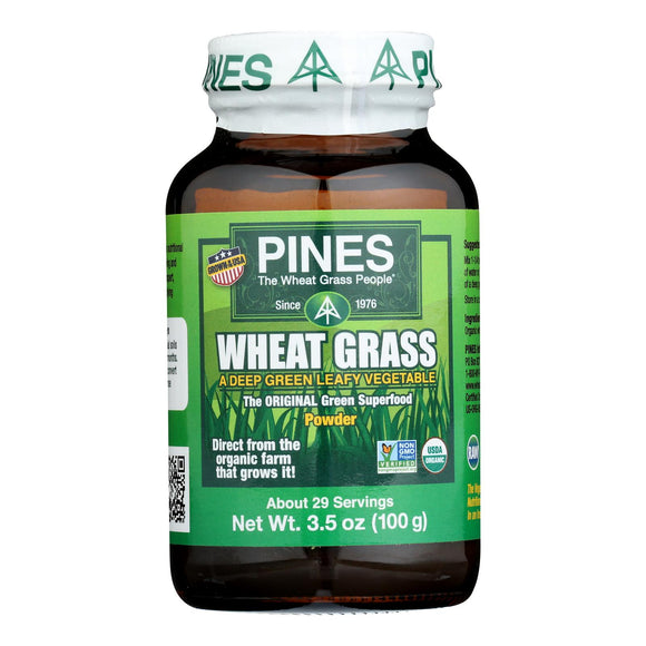 Pines International Wheat Grass Powder - 3.5 Oz - Vita-Shoppe.com