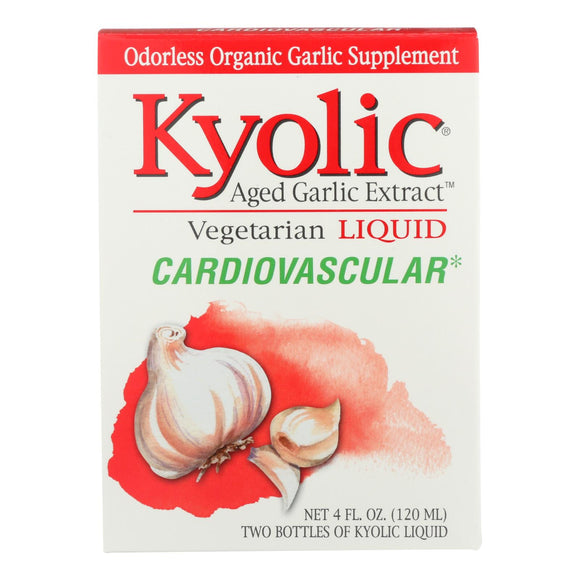 Kyolic - Aged Garlic Extract Cardiovascular Liquid - 4 Fl Oz - Vita-Shoppe.com