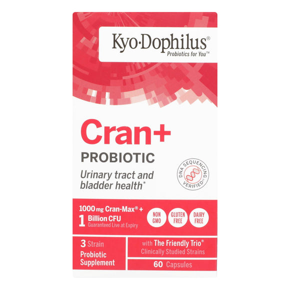 Kyolic - Cran Logic Cran-max Cranberry Extract Plus Probiotics - 60 Capsules - Vita-Shoppe.com