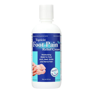 Topricin Foot Therapy Cream - 8 Oz - Vita-Shoppe.com