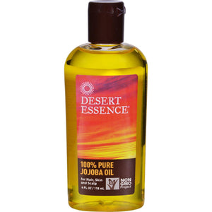 Desert Essence Pure Jojoba Oil - 4 Fl Oz - Vita-Shoppe.com