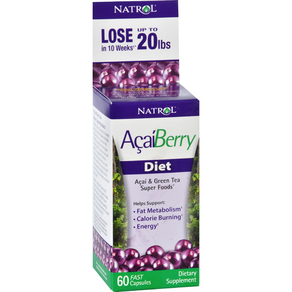 Natrol Acaiberry Diet - 60 Capsules - Vita-Shoppe.com