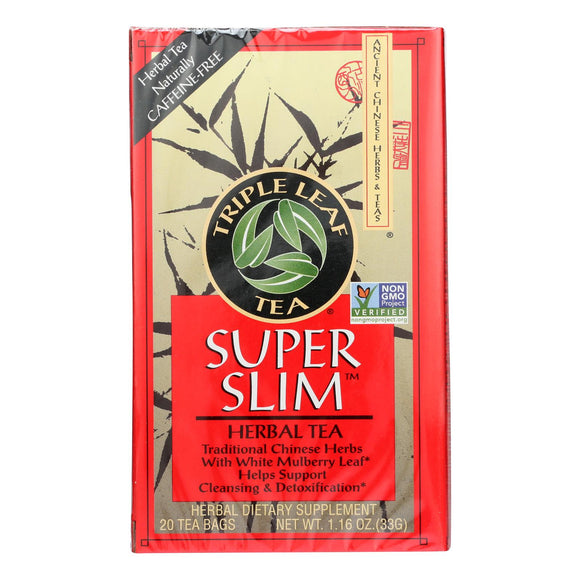 Triple Leaf Tea Super Slimming Herbal Tea - 20 Tea Bags - Case Of 6 - Vita-Shoppe.com
