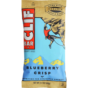 Clif Bar - Organic Blueberry Crisp - Case Of 12 - 2.4 Oz - Vita-Shoppe.com