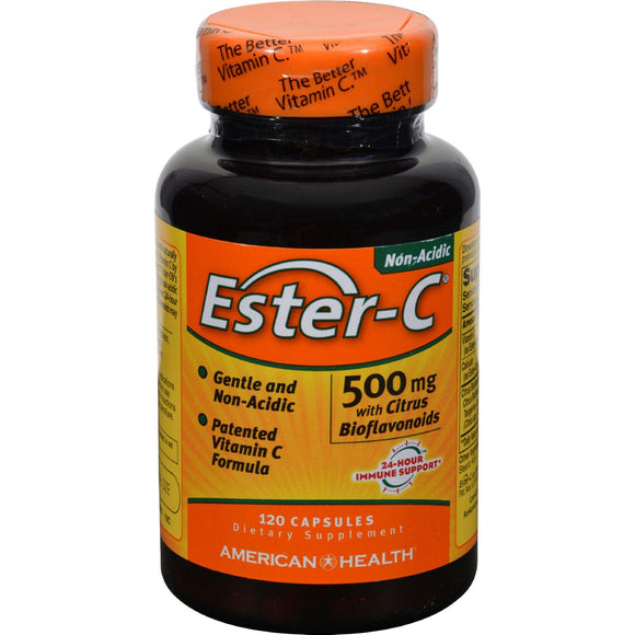 American Health Ester-c With Citrus Bioflavonoids - 500 Mg - 120 Capsules - Vita-Shoppe.com