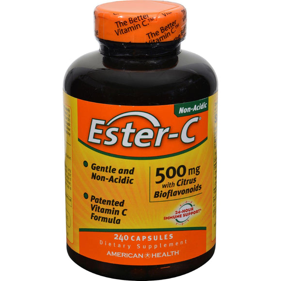 American Health Ester-c With Citrus Bioflavonoids - 500 Mg - 240 Capsules - Vita-Shoppe.com