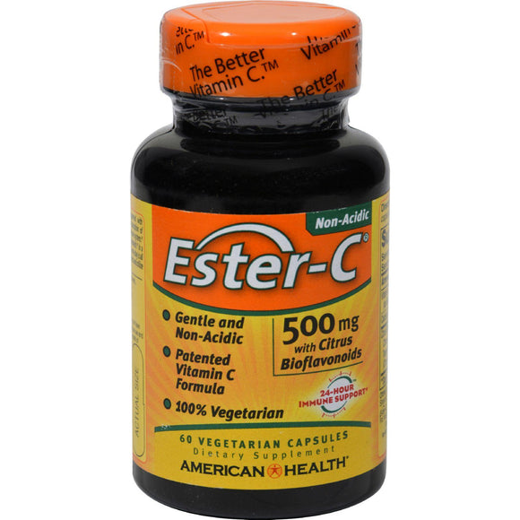 American Health Ester-c With Citrus Bioflavonoids - 500 Mg - 60 Vegetarian Capsules - Vita-Shoppe.com