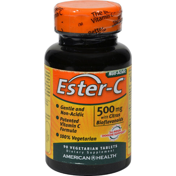 American Health Ester-c With Citrus Bioflavonoids - 500 Mg - 90 Vegetarian Tablets - Vita-Shoppe.com