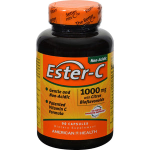 American Health Ester-c With Citrus Bioflavonoids - 1000 Mg - 90 Capsules - Vita-Shoppe.com