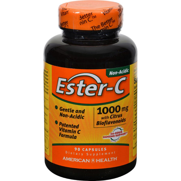 American Health Ester-c With Citrus Bioflavonoids - 1000 Mg - 90 Capsules - Vita-Shoppe.com