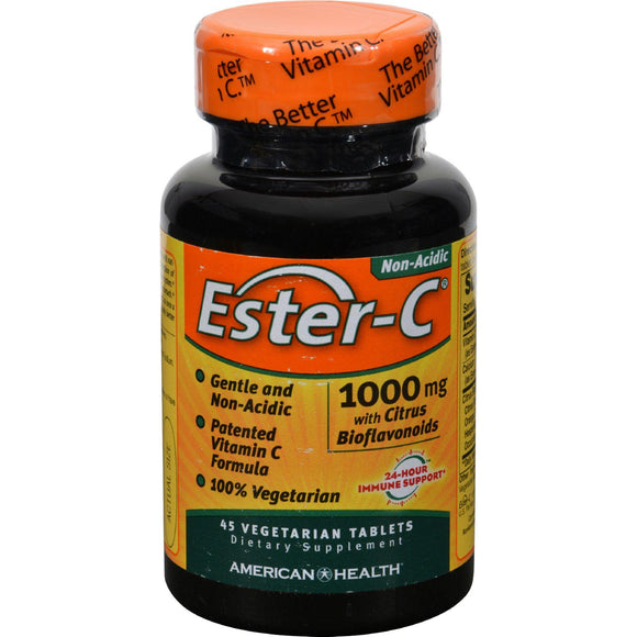 American Health Ester-c With Citrus Bioflavonoids - 1000 Mg - 45 Vegetarian Tablets - Vita-Shoppe.com