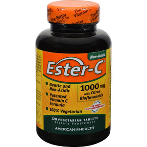 American Health Ester-c With Citrus Bioflavonoids - 1000 Mg - 120 Vegetarian Tablets - Vita-Shoppe.com