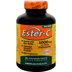 American Health Ester-c With Citrus Bioflavonoids - 1000 Mg - 180 Vegetarian Tablets - Vita-Shoppe.com