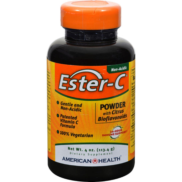 American Health Ester-c Powder With Citrus Bioflavonoids - 4 Oz - Vita-Shoppe.com
