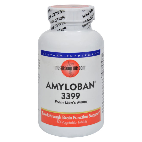 Mushroom Wisdom Amyloban 3399 - 180 Tablets - Vita-Shoppe.com