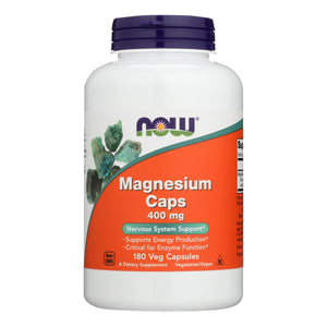 Now Foods - Magnesium 400mg - 1 Each 1-180 Cap - Vita-Shoppe.com