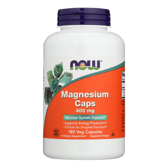 Now Foods - Magnesium 400mg - 1 Each 1-180 Cap - Vita-Shoppe.com