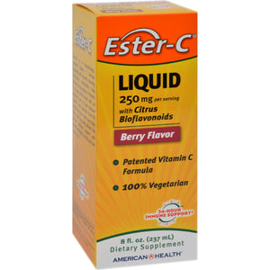 American Health Ester-c With Citrus Bioflavonoids Berry - 250 Mg - 8 Fl Oz - Vita-Shoppe.com