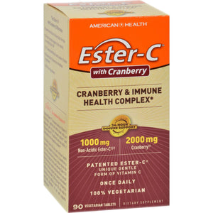 American Health Ester-c Urinary Tract Formula - 90 Vegetarian Tablets - Vita-Shoppe.com