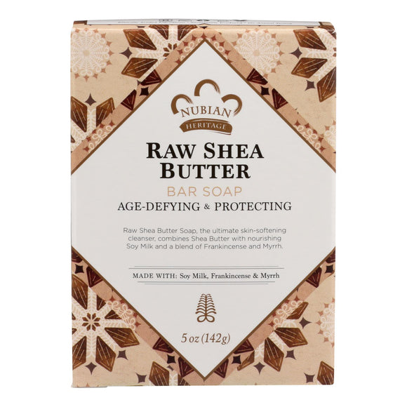 Nubian Heritage Bar Soap Raw Shea Butter - 5 Oz - Vita-Shoppe.com